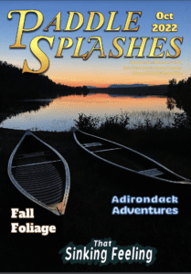 October 2022 issue of Paddle Splashes.